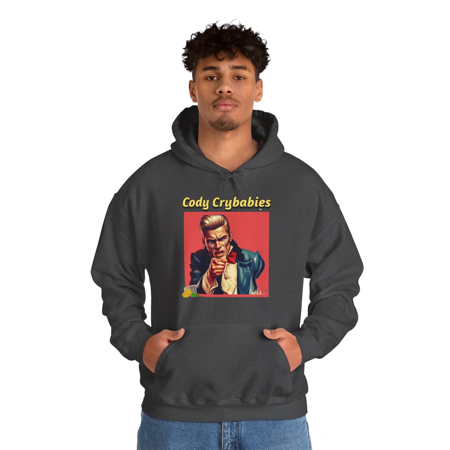 Are you a proud Cody Crybaby? Wear this hoodie to show your support of Cody Rhodes as he attempts to finish his story at Wrestlemania! 